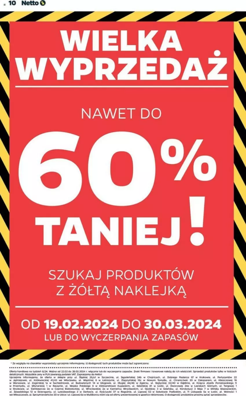 Gazetka promocyjna Netto - ważna 22.02 do 28.02.2024 - strona 10 - produkty: Fa, Gra, Kujawski, Podlaski, Sok, Stock, Top