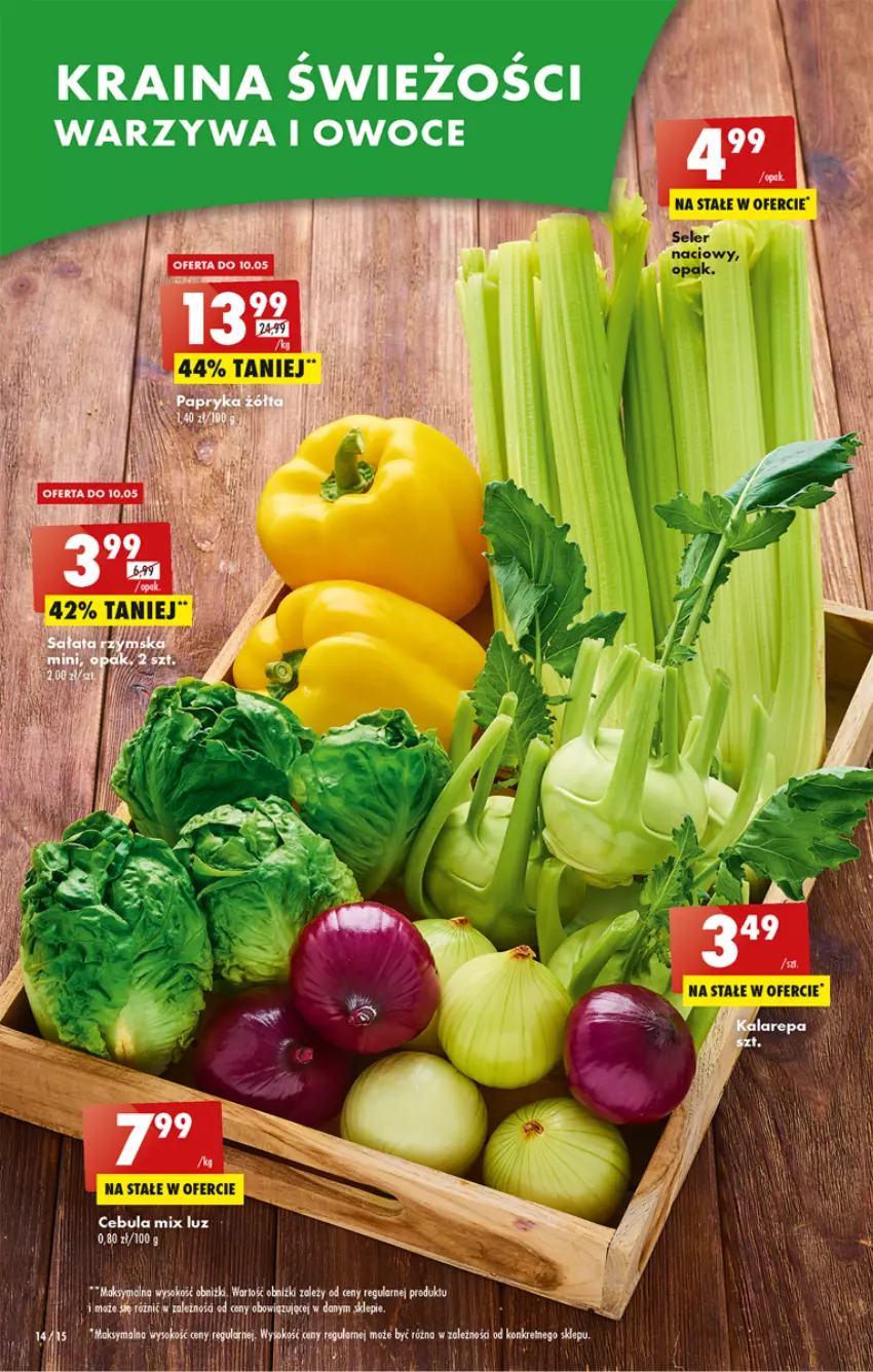 Gazetka promocyjna Biedronka - ważna 08.05 do 13.05.2023 - strona 14 - produkty: Cebula, Owoce, Warzywa, Warzywa i owoce