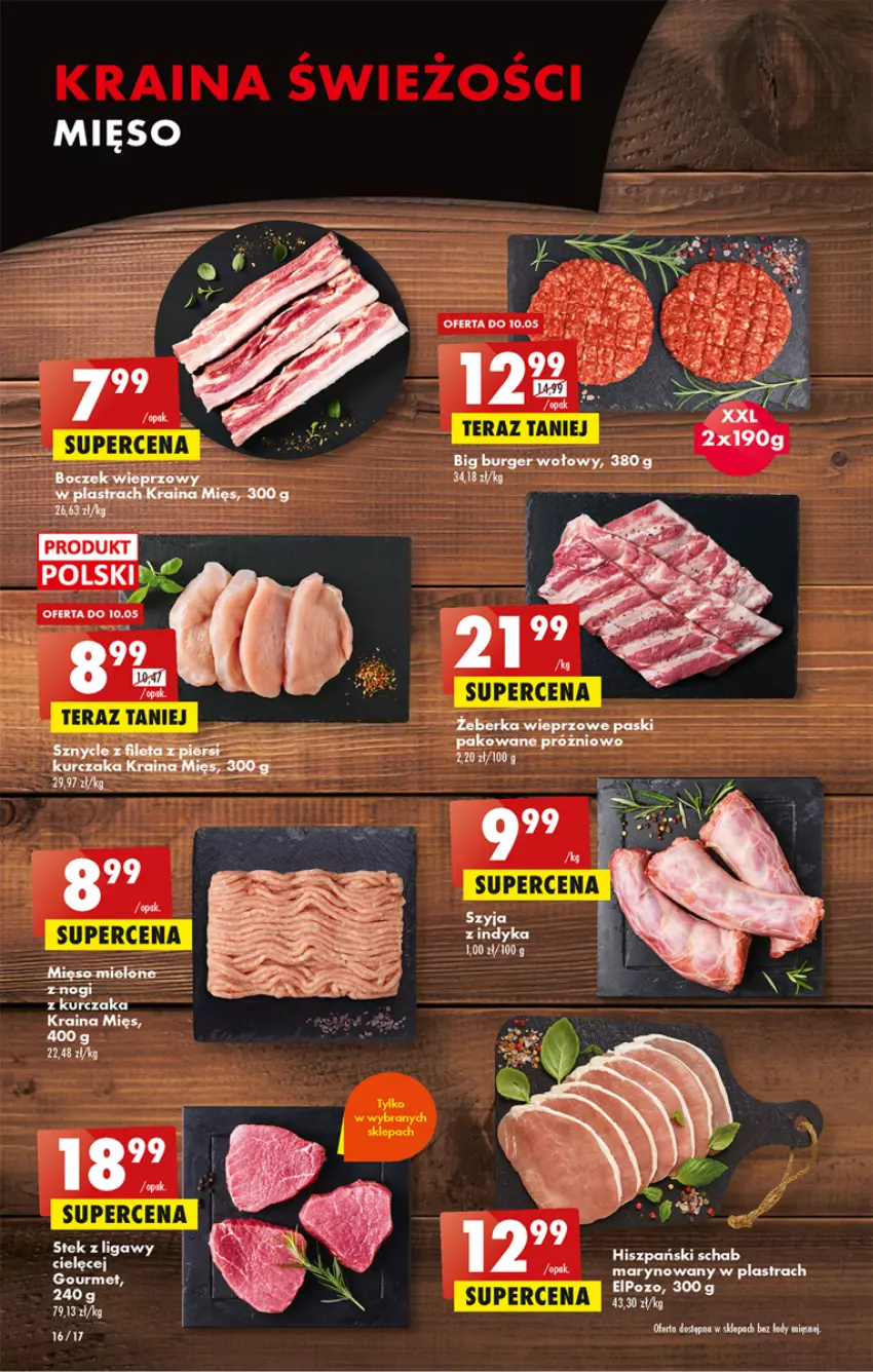 Gazetka promocyjna Biedronka - ważna 08.05 do 13.05.2023 - strona 16 - produkty: Burger, Kurczak, Stek, Tera