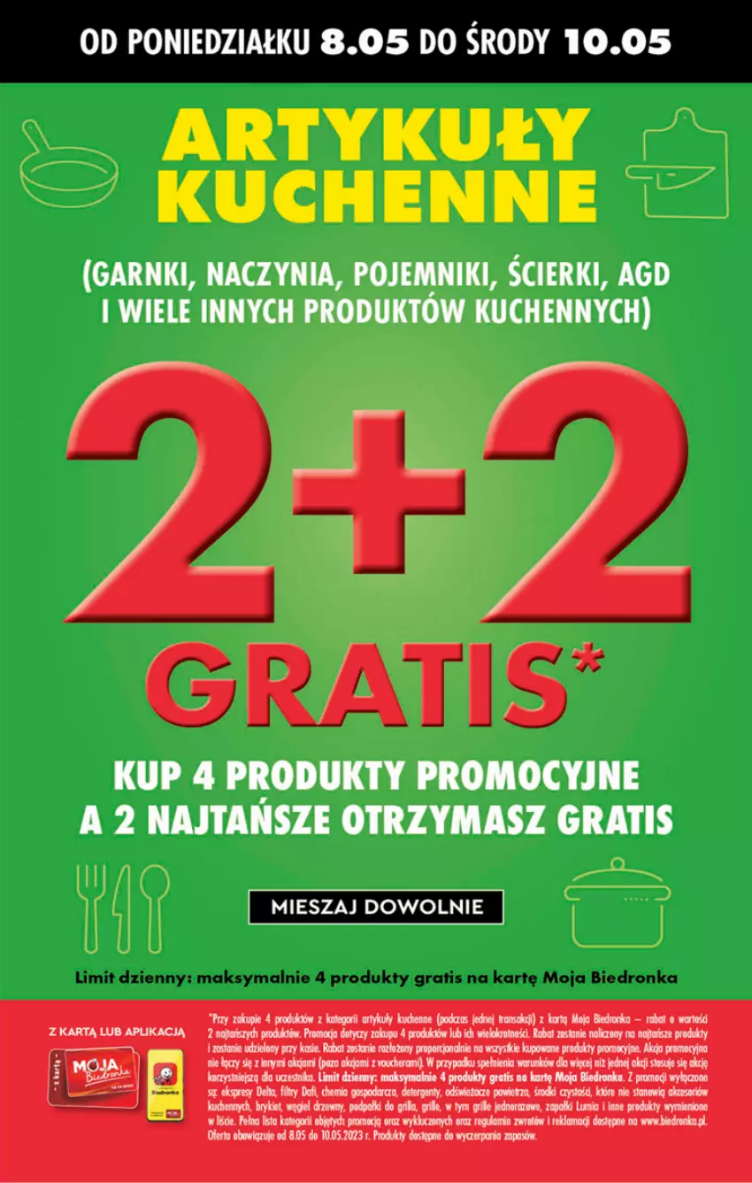 Gazetka promocyjna Biedronka - ważna 08.05 do 13.05.2023 - strona 52 - produkty: Fa, Gra, Grill, Pojemnik, Węgiel drzewny