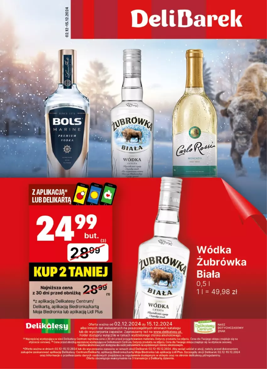 Gazetka promocyjna Delikatesy Centrum - DeliBarek DC49-DC50 - ważna 02.12 do 15.12.2024 - strona 1 - produkty: Rum