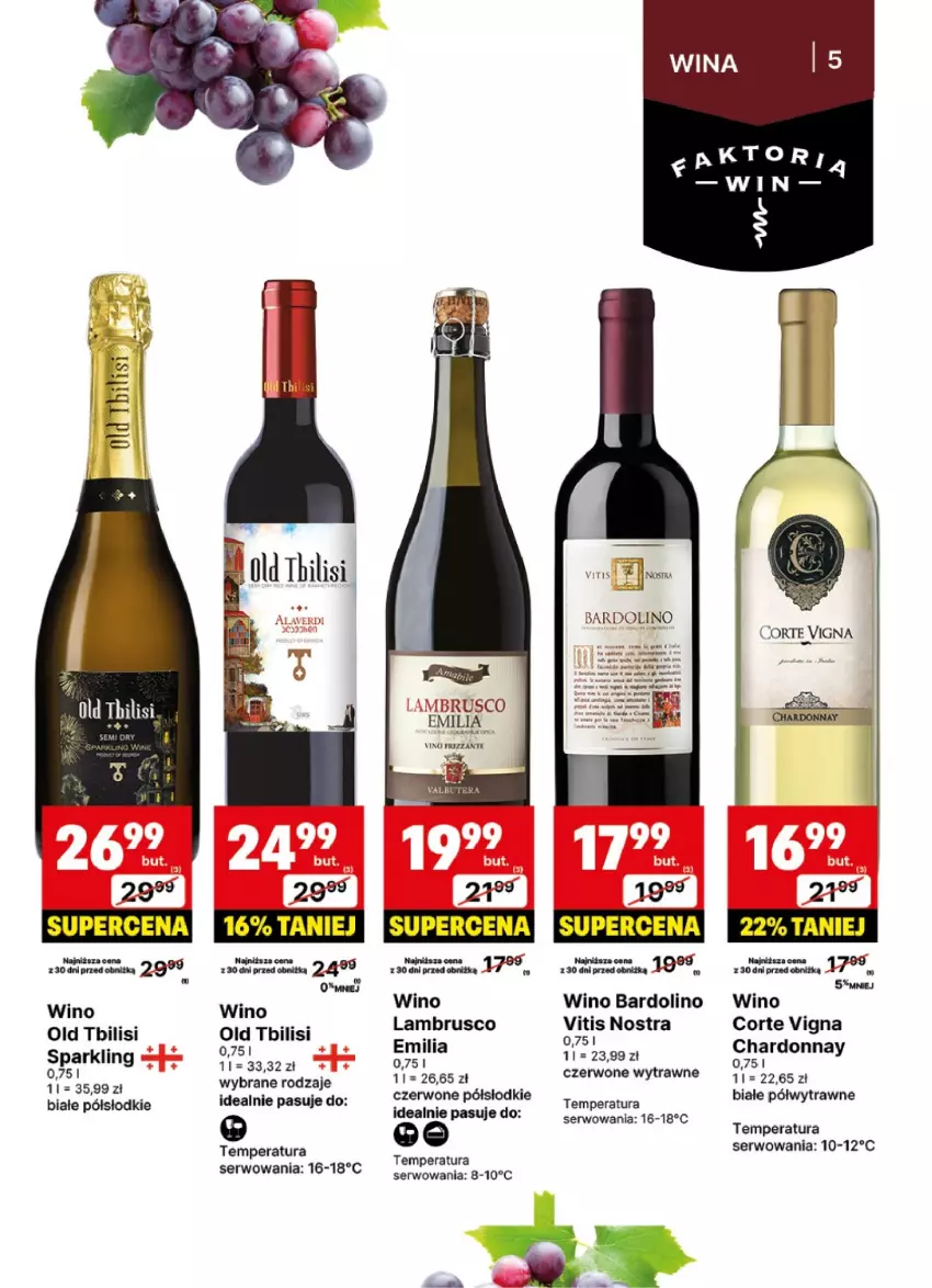 Gazetka promocyjna Delikatesy Centrum - DeliBarek DC49-DC50 - ważna 02.12 do 15.12.2024 - strona 5 - produkty: Chardonnay, Ser, Tera, Wino