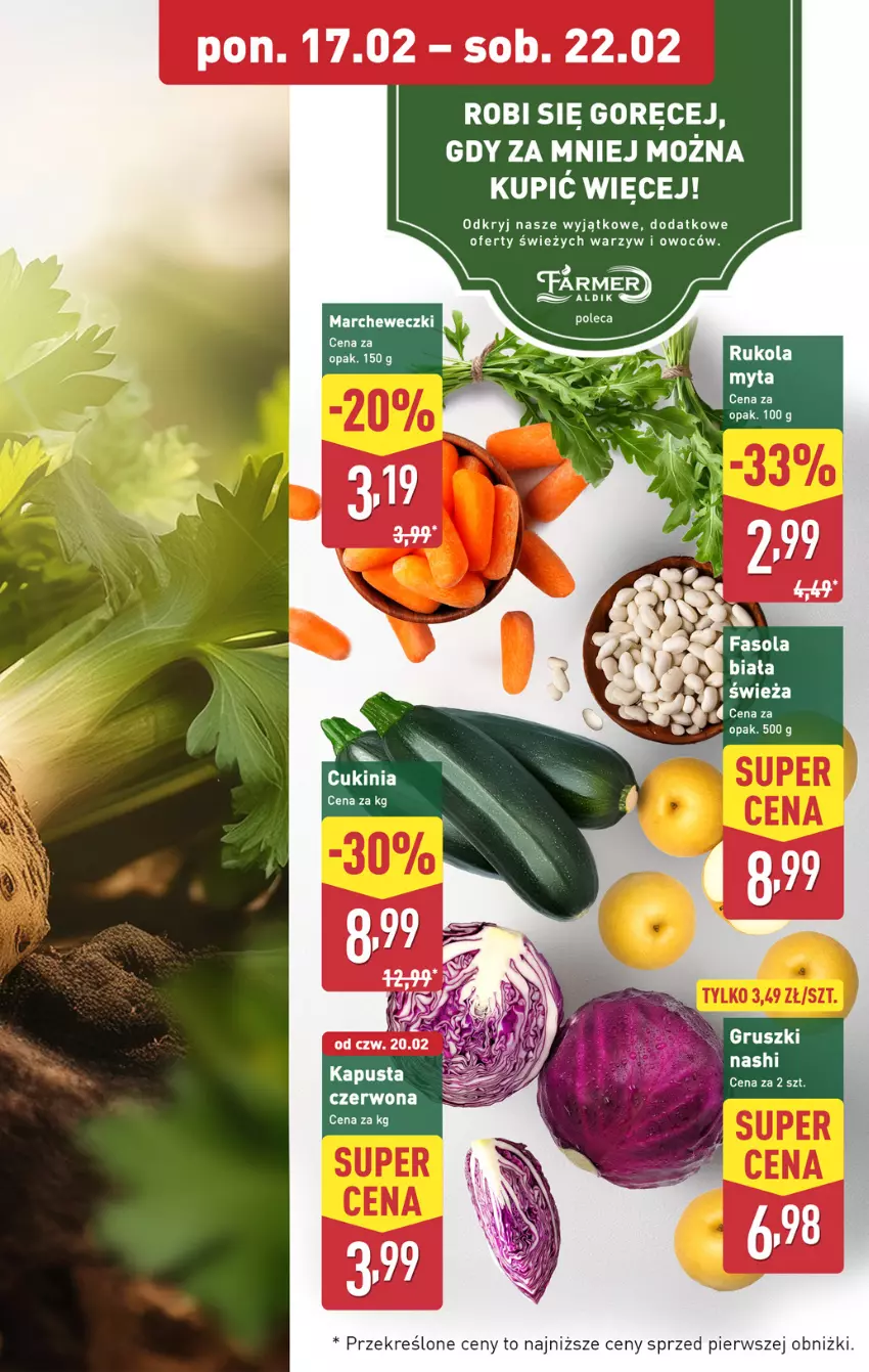 Gazetka promocyjna Aldi - Pełna oferta - ważna 17.02 do 22.02.2025 - strona 5 - produkty: Fa, Fasola, Rukola