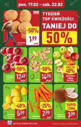 Gazetka promocyjna Aldi - Pełna oferta - Gazetka - ważna od 22.02 do 22.02.2025 - strona 2 - produkty: Jonagold, Top, Cytryny, Ziemniaki, Szampion, Gala, Pomidory, Kokos, Jabłka, Imbir