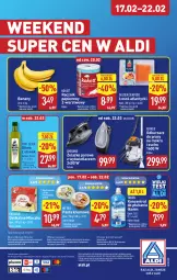 Gazetka promocyjna Aldi - Pełna oferta - Gazetka - ważna od 22.02 do 22.02.2025 - strona 36 - produkty: Banany, Odkurzacz, Por, Papier, O nas, Golden Seafood, Mleczko, Ręcznik, Oliwa z oliwek, Biuro, Oliwa