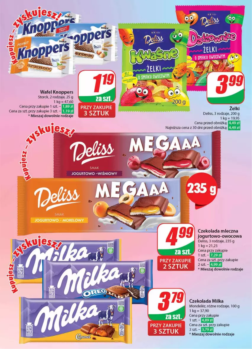 Gazetka promocyjna Dino - Gazetka 5 - ważna 30.01 do 06.02.2024 - strona 6 - produkty: Czekolada, Czekolada mleczna, Deliss, Jogurt, Knoppers, Milka