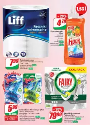 Gazetka promocyjna Dino - Gazetka 5 - Gazetka - ważna od 06.02 do 06.02.2024 - strona 54 - produkty: Papier, Zawieszka do wc, Ręcznik, Rolki, Tytan, Fairy, Zmywarki, Fa
