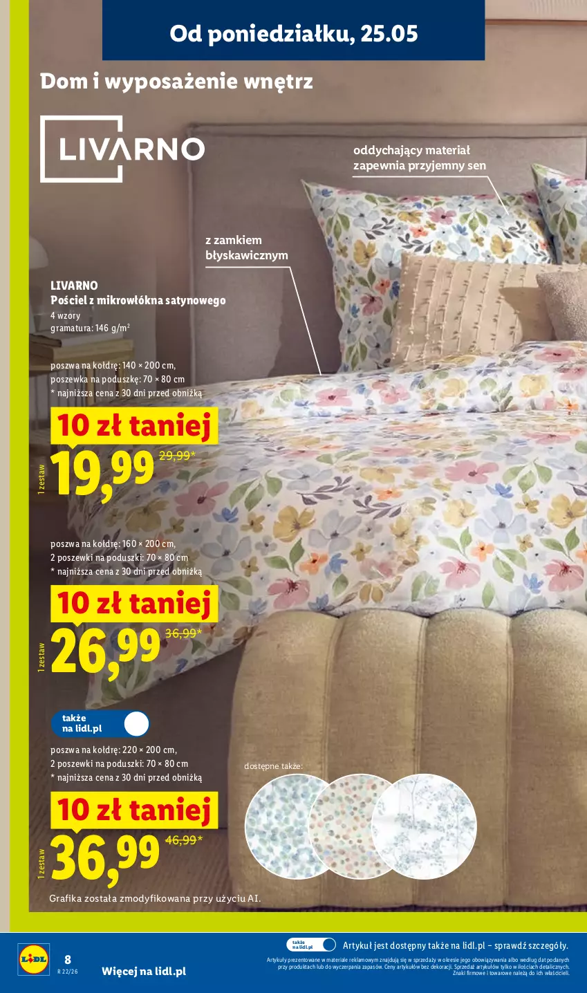 Gazetka promocyjna Lidl - Katalog ważny od 25.05 - ważna 25.05 do 30.05.2026 - strona 10 - produkty: Gra, Grafika, Ivar, Pościel, Poszewka, Rama