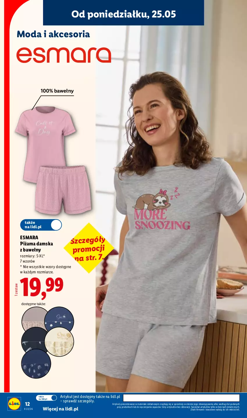 Gazetka promocyjna Lidl - Katalog ważny od 25.05 - ważna 25.05 do 30.05.2026 - strona 16 - produkty: Moda, Piżama