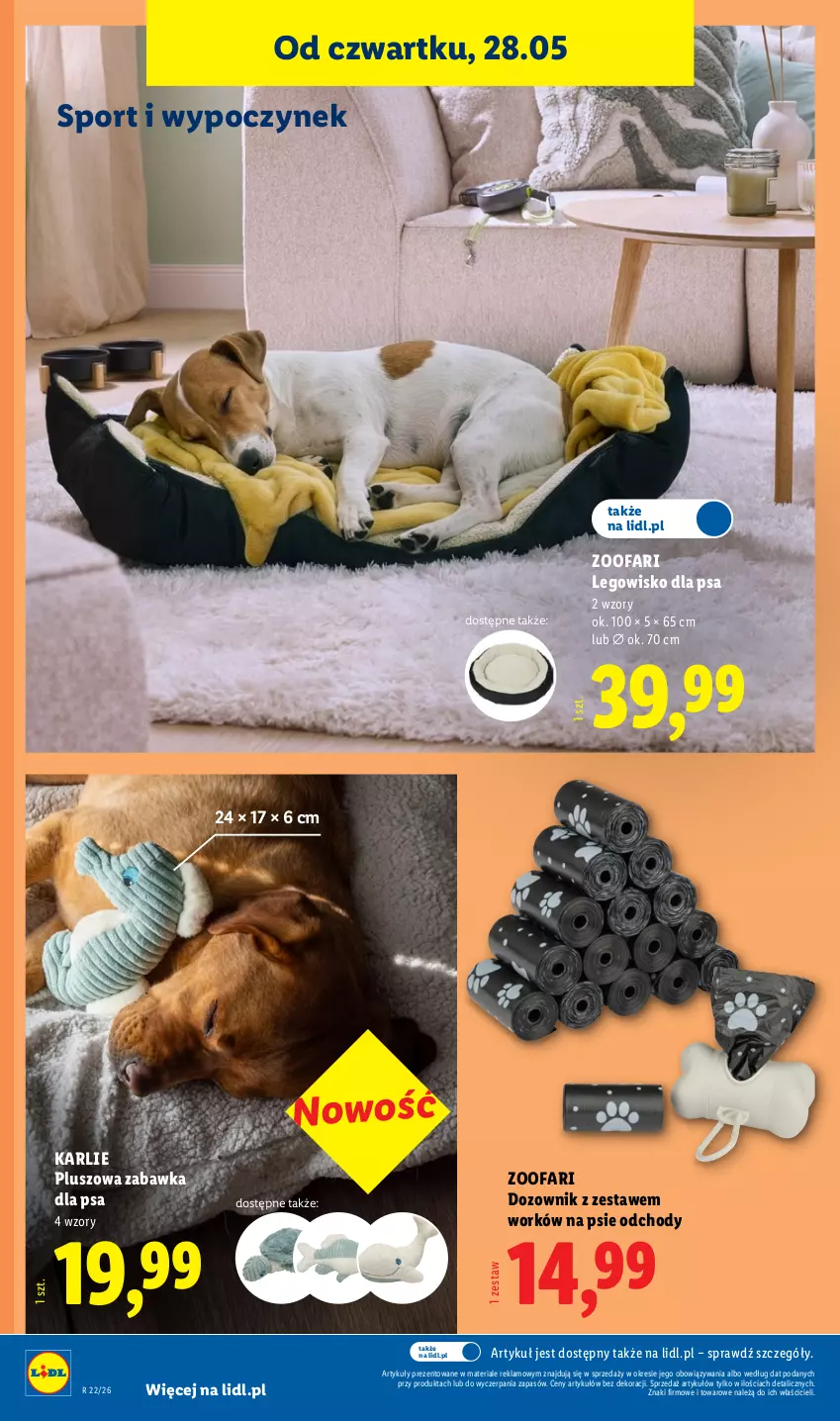 Gazetka promocyjna Lidl - Katalog ważny od 25.05 - ważna 25.05 do 30.05.2026 - strona 34 - produkty: Dozownik, Fa, LEGO, Legowisko, Por, Sport, Zabawka