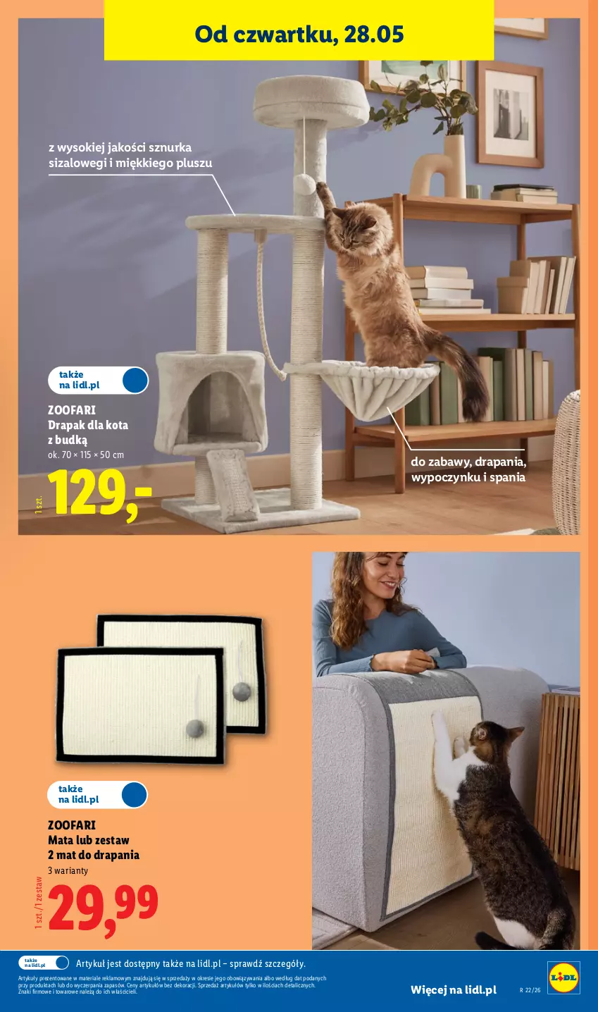Gazetka promocyjna Lidl - Katalog ważny od 25.05 - ważna 25.05 do 30.05.2026 - strona 35 - produkty: Drapak, Fa, Sok