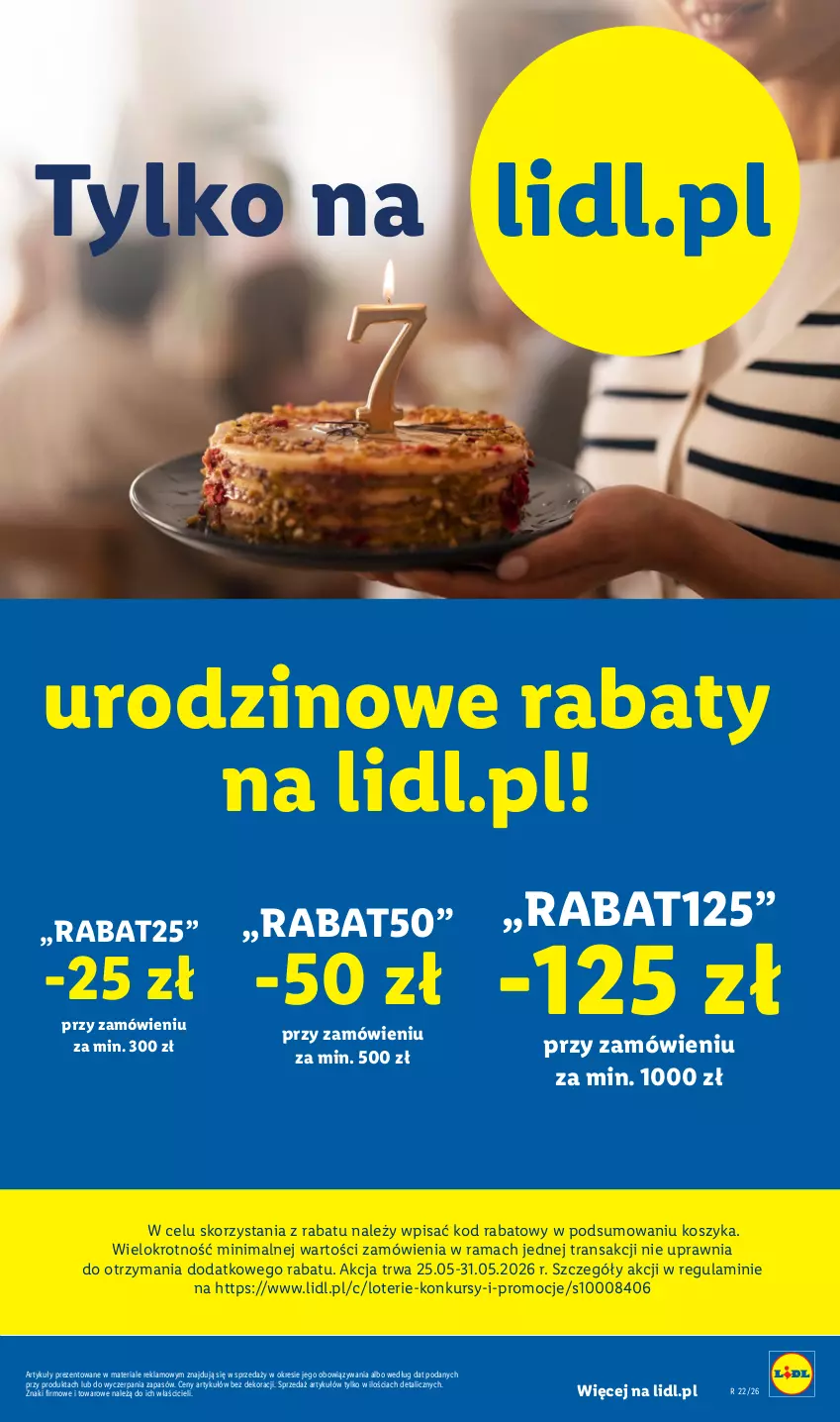 Gazetka promocyjna Lidl - Katalog ważny od 25.05 - ważna 25.05 do 30.05.2026 - strona 7 - produkty: Kosz, Rama, Tran