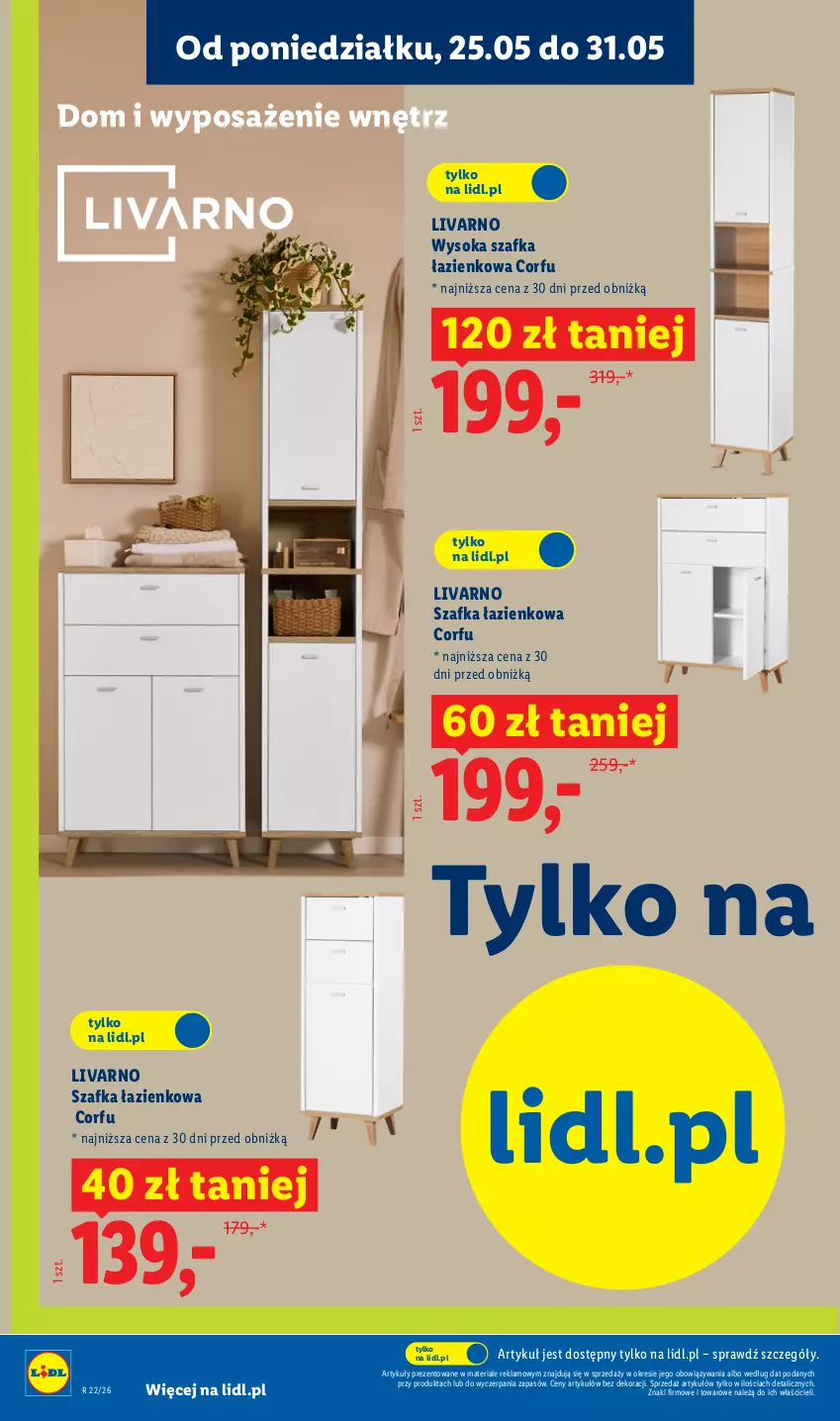 Gazetka promocyjna Lidl - Katalog ważny od 25.05 - ważna 25.05 do 30.05.2026 - strona 8 - produkty: Ivar, Sok, Szafka, Szafka łazienkowa
