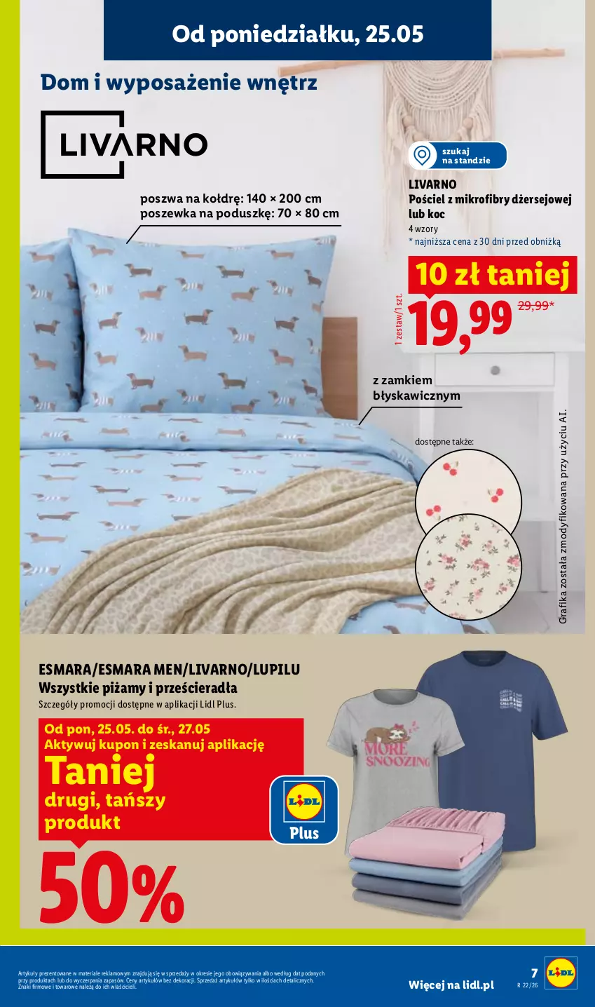 Gazetka promocyjna Lidl - Katalog ważny od 25.05 - ważna 25.05 do 30.05.2026 - strona 9 - produkty: Gra, Grafika, Ivar, Koc, Pościel, Poszewka