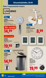Gazetka promocyjna Lidl - Katalog ważny od 25.05 - Gazetka - ważna od 30.05 do 30.05.2026 - strona 20 - produkty: Słuchawka prysznicowa, Rum, Ivar, Termometr, Organizer, Kosz, Zegar, Dozownik