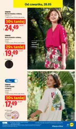 Gazetka promocyjna Lidl - Katalog ważny od 25.05 - Gazetka - ważna od 30.05 do 30.05.2026 - strona 27 - produkty: Sok, Gra, Szorty, Kosz, T-shirt, Koszula, Grafika