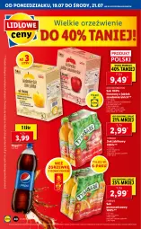 Gazetka promocyjna Lidl - GAZETKA - Gazetka - ważna od 21.07 do 21.07.2021 - strona 40 - produkty: Sok pomarańczowy, Sok, Królewski, Pepsi, Sok jabłkowy, Tymbark