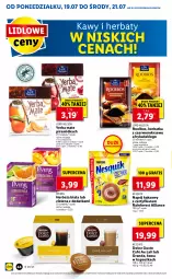 Gazetka promocyjna Lidl - GAZETKA - Gazetka - ważna od 21.07 do 21.07.2021 - strona 44 - produkty: Torebka, Nescafé, Gra, Nesquik, Kawa, Dolce Gusto, Irving, Herbata, Kakao, Napój