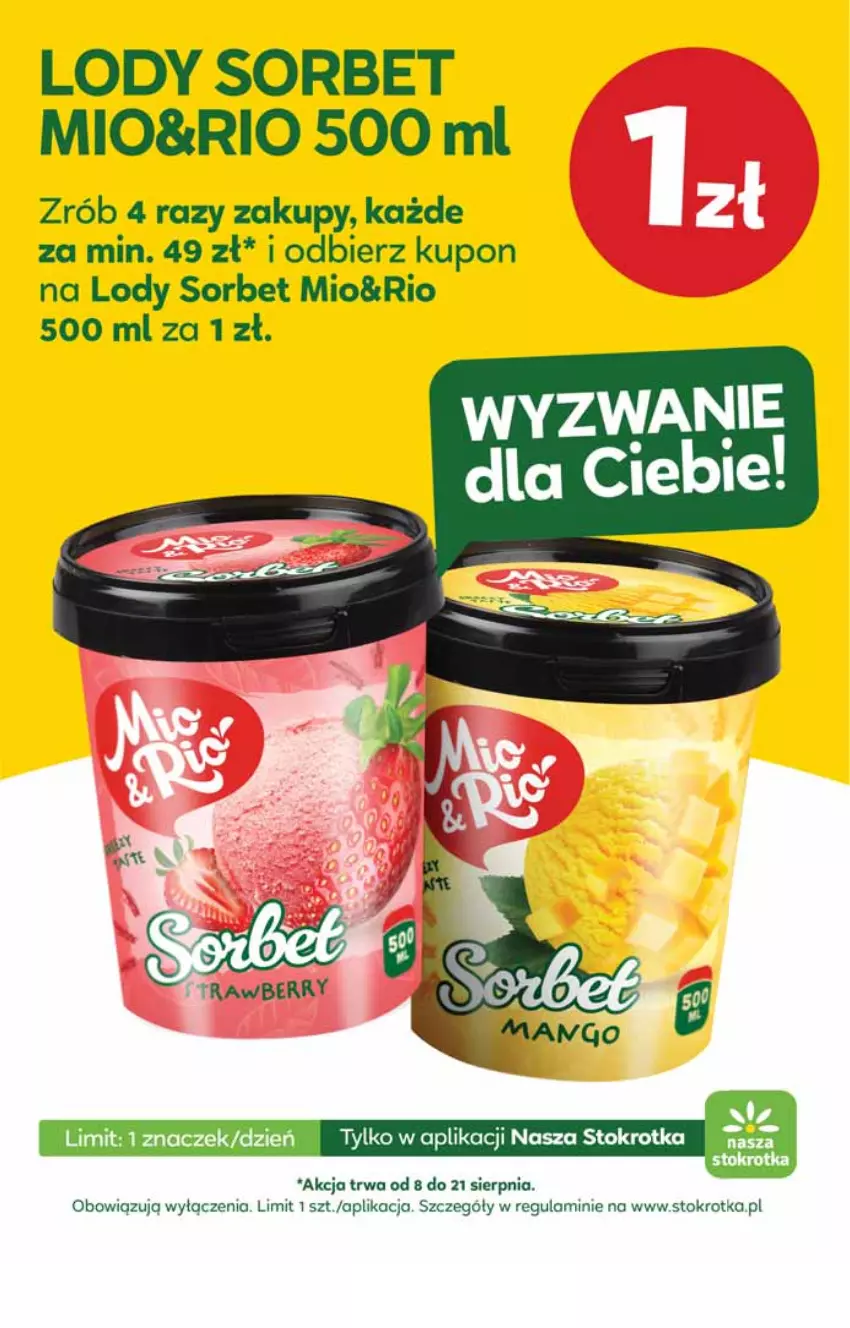 Gazetka promocyjna Stokrotka - Market - ważna 08.08 do 12.08.2024 - strona 25 - produkty: Lody