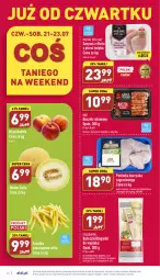 Gazetka promocyjna Aldi - Pełny katalog - Gazetka - ważna od 23.07 do 23.07.2022 - strona 24 - produkty: Kurczak, Mięsne specjały, Bułeczki, Boczek, Brzoskwinie, Melon, Fa