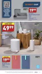 Gazetka promocyjna Aldi - Pełny katalog - Gazetka - ważna od 23.07 do 23.07.2022 - strona 39 - produkty: Kubek na szczoteczki do zębów, Szczotka, Kosz, Pojemnik, Kosz łazienkowy, Ręcznik, Kubek, Dozownik