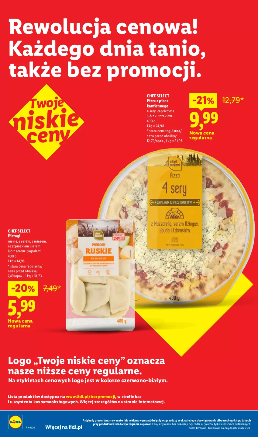 Gazetka promocyjna Lidl - Gazetka ważna od 28.09 do 30.09 - ważna 28.09 do 30.09.2026 - strona 36 - produkty: Anew, Kurczak, Piec, Pierogi, Pizza, Pizza z pieca kamiennego, Ser, Szpinak