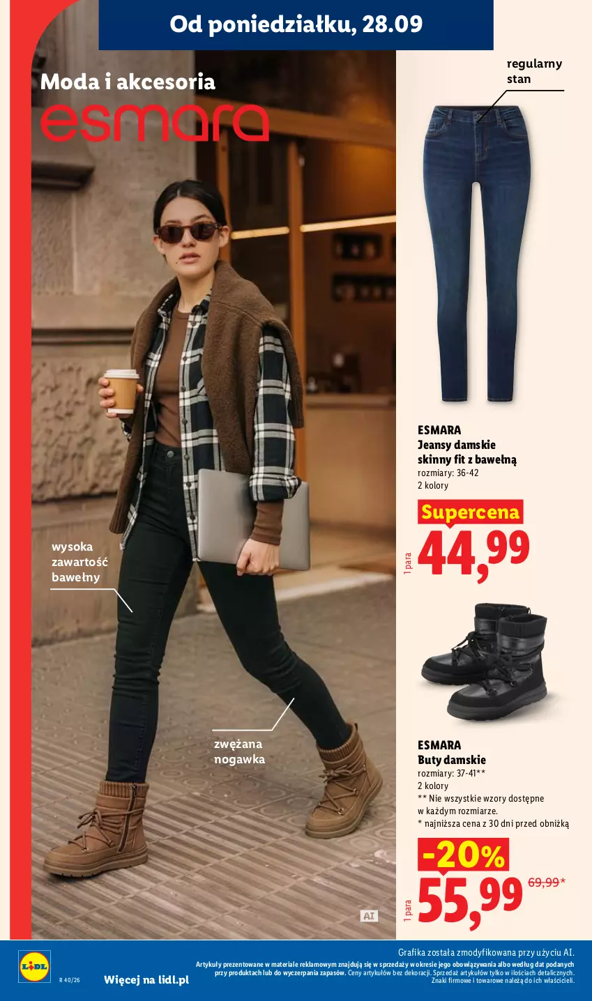 Gazetka promocyjna Lidl - Gazetka ważna od 28.09 do 30.09 - ważna 28.09 do 30.09.2026 - strona 38 - produkty: Buty, Gra, Grafika, Moda, Sok