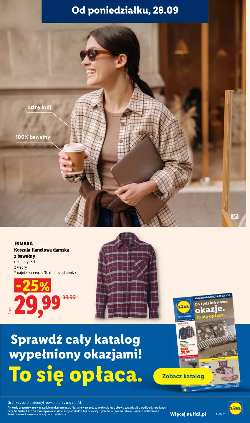 Gazetka promocyjna Lidl - Gazetka ważna od 28.09 do 30.09 - ważna 28.09 do 30.09.2026 - strona 41 - produkty: Gra, Grafika, Kosz, Koszula