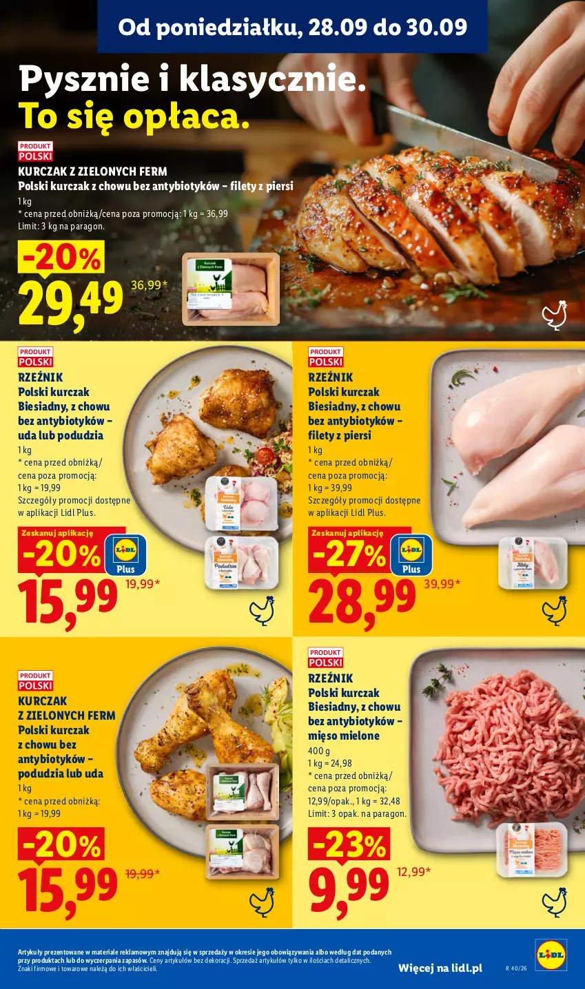 Gazetka promocyjna Lidl - Gazetka ważna od 28.09 do 30.09 - ważna 28.09 do 30.09.2026 - strona 53 - produkty: Kurczak, Mięso, Mięso mielone