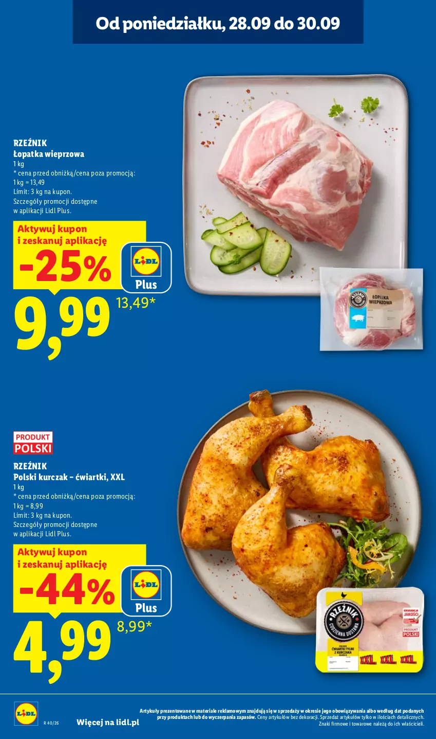 Gazetka promocyjna Lidl - Gazetka ważna od 28.09 do 30.09 - ważna 28.09 do 30.09.2026 - strona 8 - produkty: Kurczak