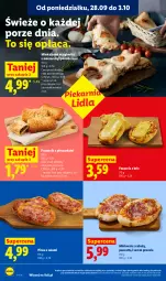 Gazetka promocyjna Lidl - Gazetka ważna od 28.09 do 30.09 - Gazetka - ważna od 30.09 do 30.09.2026 - strona 52 - produkty: Piec, Pasztecik z pieczarkami, Ser, Por, Salami, Brie, Focaccia, Pieczarka