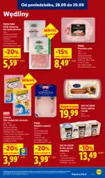 Gazetka promocyjna Lidl - Gazetka ważna od 28.09 do 30.09 - Gazetka - ważna od 30.09 do 30.09.2026 - strona 57 - produkty: Piec, Kurczak, Polędwica, Pur, Prosciutto, Pasztet, Szynka, PIKOK, Schab wieprzowy