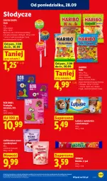 Gazetka promocyjna Lidl - Gazetka ważna od 28.09 do 30.09 - Gazetka - ważna od 30.09 do 30.09.2026 - strona 73 - produkty: Lubisie, Truskawki, Chupa Chups, Owoce, Haribo, Mamba