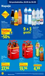Gazetka promocyjna Lidl - Gazetka ważna od 28.09 do 30.09 - Gazetka - ważna od 30.09 do 30.09.2026 - strona 78 - produkty: Gra, Ice tea, Coca-Cola, Napoje, Lipton, Herbata, Mango, Nektar