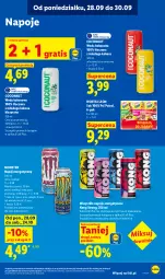 Gazetka promocyjna Lidl - Gazetka ważna od 28.09 do 30.09 - Gazetka - ważna od 30.09 do 30.09.2026 - strona 81 - produkty: Sok, Gra, Napój energetyczny, Ananas, Napoje, Leon, Arbuz, Woda, Napój, Psi Patrol, Kokos, Hortex