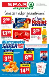 Gazetka promocyjna Spar - SparExpress - Gazetka - ważna od 12.03 do 12.03.2022 - strona 1 - produkty: Piwo, Ciastka, Sok, Tymbark, Ferrero, Delicje, Harnaś, LG