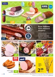 Gazetka promocyjna Carrefour - Gazetka Carrefour - Gazetka - ważna od 22.03 do 22.03.2021 - strona 6 - produkty: Por, Kiełbasa krakowska, Madej Wróbel, Kosz, Szynka, Tarczyński, Sport, Morliny, Kabanos, Kiełbasa, Mięso, Kiełbasa śląska