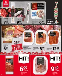 Gazetka promocyjna Selgros - Oferta spożywcza - Gazetka - ważna od 14.12 do 14.12.2022 - strona 14 - produkty: Polędwica, Ser, Salami, Prosciutto, Szynka