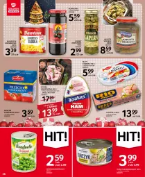 Gazetka promocyjna Selgros - Oferta spożywcza - Gazetka - ważna od 14.12 do 14.12.2022 - strona 26 - produkty: Ser, Kapary, Oliwki, Kukurydza konserwowa, Szynka konserwowa, Szynka, Tuńczyk, Olej, Groszek, Kukurydza