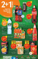 Gazetka promocyjna Delikatesy Centrum - Gazetka DC47 - Gazetka - ważna od 07.12 do 07.12.2022 - strona 4 - produkty: Sok, Lajkonik, Mus, Gin, 7up, Pepsi max, Mirinda, Coca-Cola, Chrupki, Pepsi, Bajgle, Hellena, Fanta, Kubuś, Precelki, Woda, Sprite, Napój, Fa