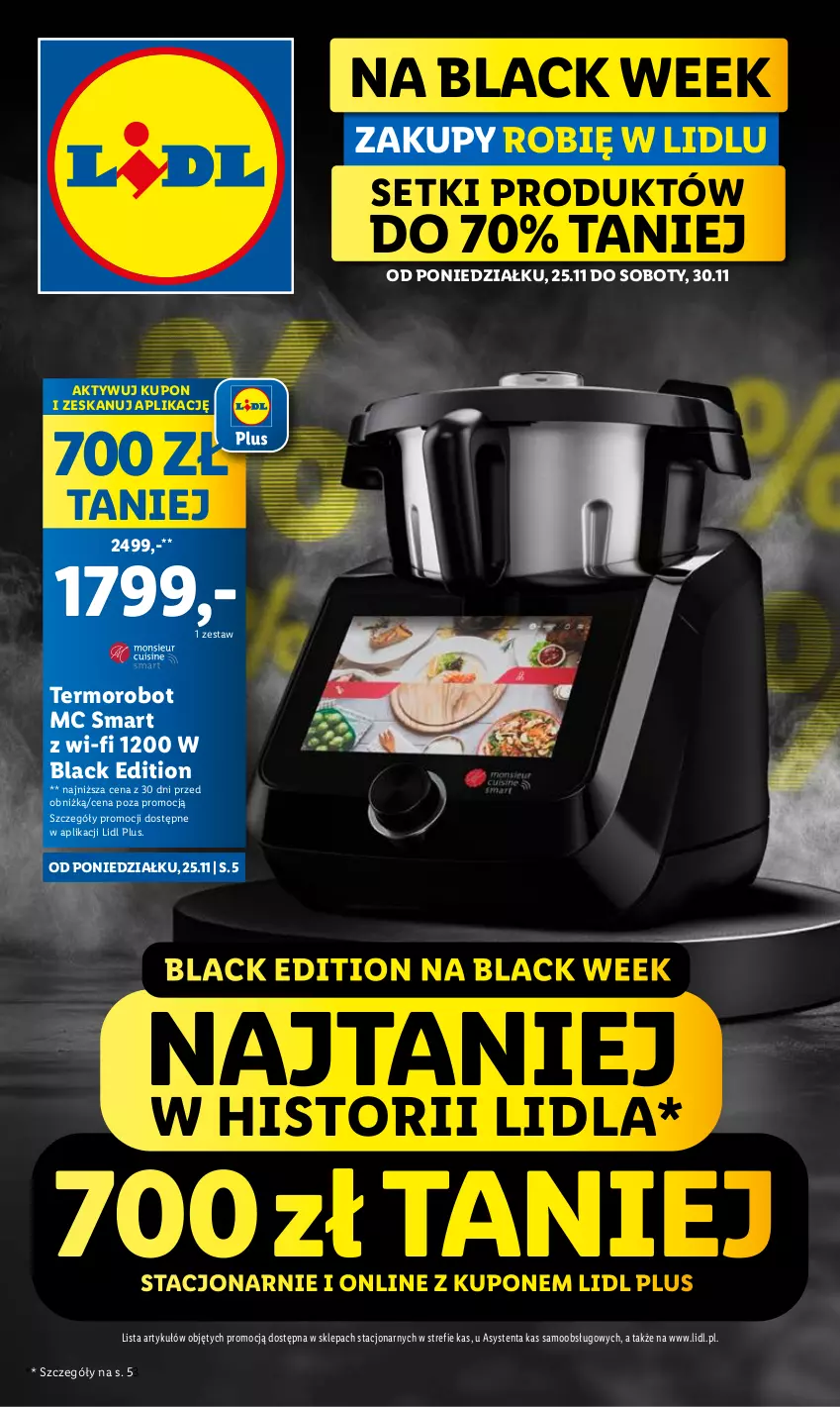 Gazetka promocyjna Lidl - GAZETKA - ważna 25.11 do 30.11.2024 - strona 1 - produkty: Lack, Moda, Robot