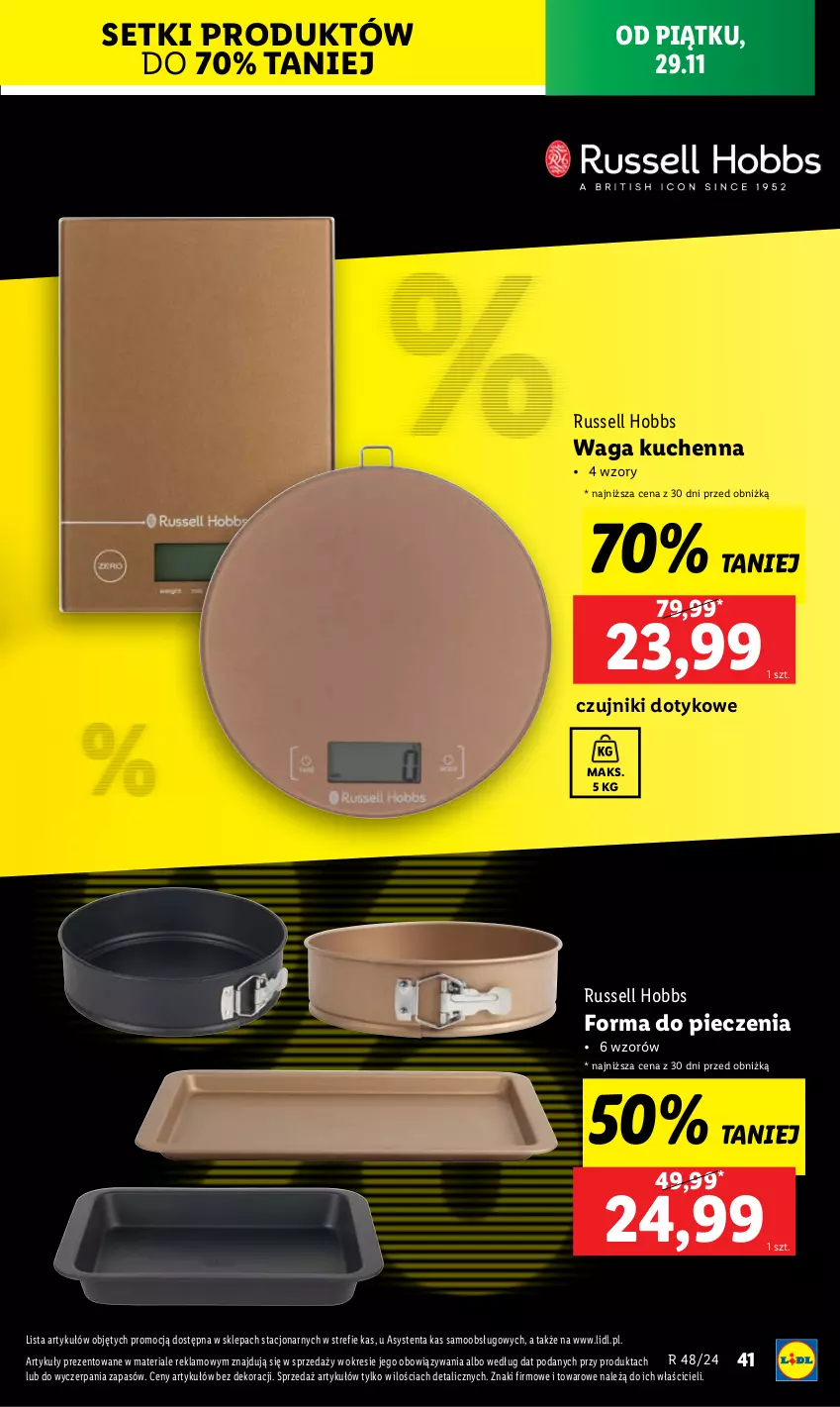 Gazetka promocyjna Lidl - GAZETKA - ważna 25.11 do 30.11.2024 - strona 43 - produkty: Forma do pieczenia, Piec, Waga