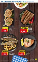 Gazetka promocyjna Lidl - GAZETKA - Gazetka - ważna od 24.07 do 24.07.2021 - strona 15 - produkty: Warzywa, Top, Sok, Pstrąg tęczowy, Sokołów, Stek, Pstrąg, Tuńczyk, Grill