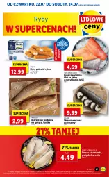 Gazetka promocyjna Lidl - GAZETKA - Gazetka - ważna od 24.07 do 24.07.2021 - strona 17 - produkty: Polędwica, Frosta, Paluszki rybne, Tusz, Dorsz