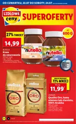 Gazetka promocyjna Lidl - GAZETKA - Gazetka - ważna od 24.07 do 24.07.2021 - strona 4 - produkty: Nutella, Por, Kawa mielona, Kawa, Lavazza