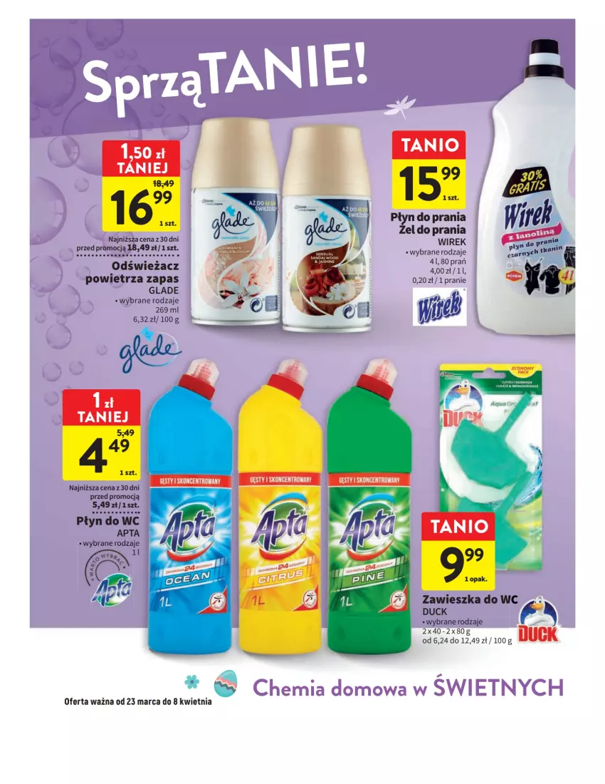 Gazetka promocyjna Intermarche - Gazetka Intermarche - ważna 23.03 do 08.04.2023 - strona 18 - produkty: Duck, Płyn do prania, Płyn do wc