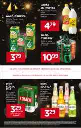 Gazetka promocyjna Stokrotka - Supermarket Opole/Radom - Gazetka - ważna od 02.01 do 02.01.2025 - strona 19 - produkty: Piwa, Piwo, Gra, Tropical, Schweppes, Tymbark, Napój, Hortex