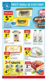 Gazetka promocyjna Intermarche - Gazetka - ważna od 04.09 do 04.09.2024 - strona 15 - produkty: Rycki Edam, Maasdam, Ser, Rama, Brie, Jaja, Mlekovita, Edam, Kefir, Jaja z wolnego wybiegu, Mleko