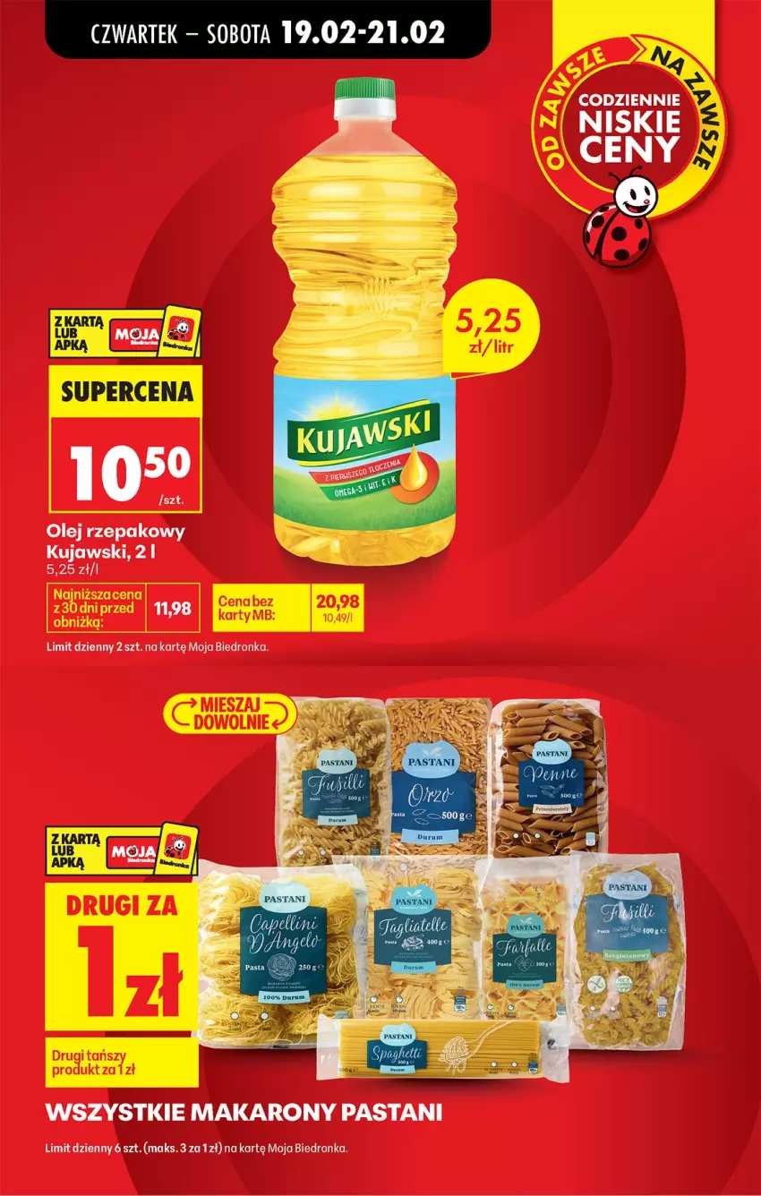 Gazetka promocyjna Biedronka - Od Czwartku - ważna 19.02 do 25.02.2026 - strona 11 - produkty: Kujawski, Olej, Olej rzepakowy