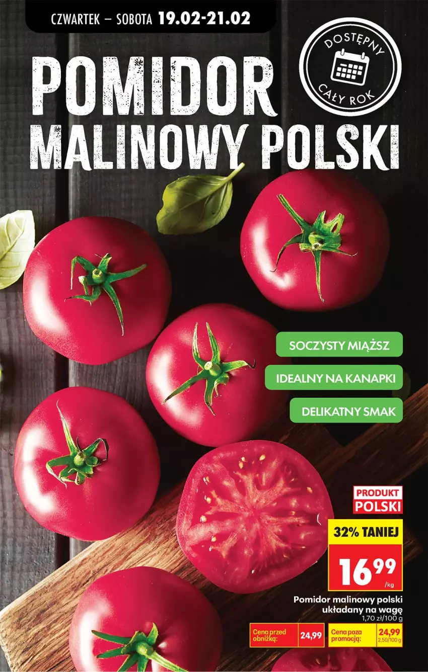 Gazetka promocyjna Biedronka - Od Czwartku - ważna 19.02 do 25.02.2026 - strona 27 - produkty: Pomidor malinowy